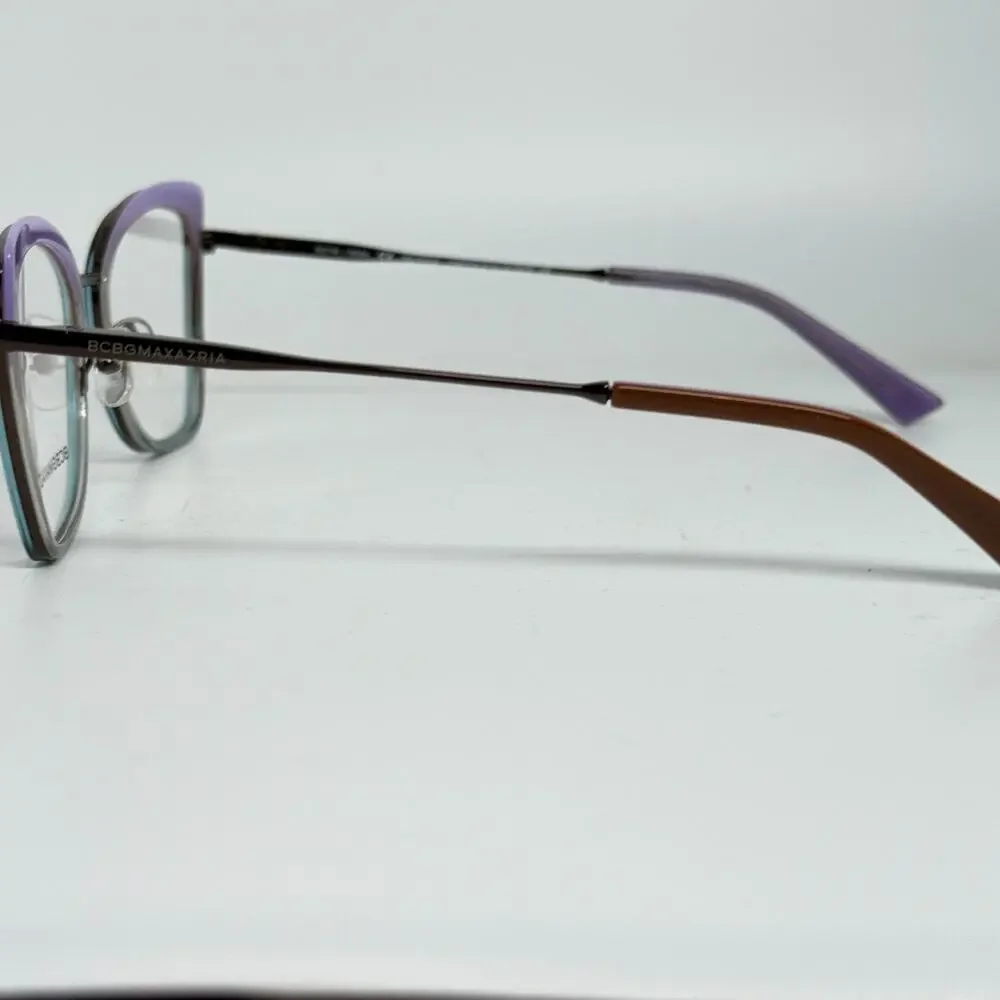 BCBGMAXAZRIA Eyeglasses‎ Frames Full Rim Chestnut Blue Fade 20596